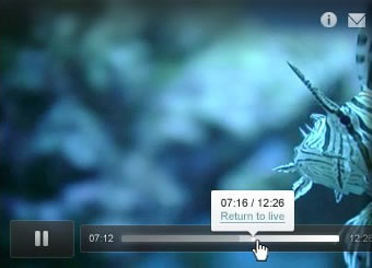 Recurso pausar programação ao vivo, Streaming de Áudio e Vídeo DVR