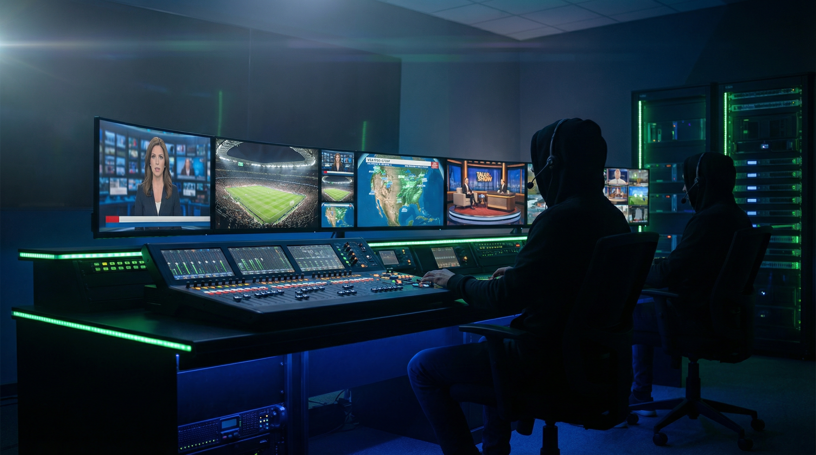 Estúdio de Broadcast