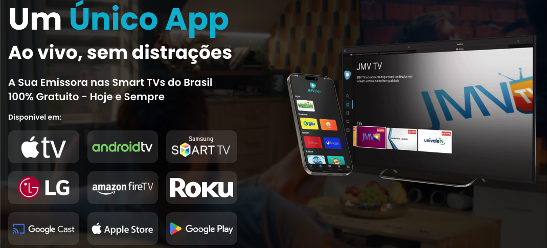 JMV Play - App para Smart TV - streaming para Web TV